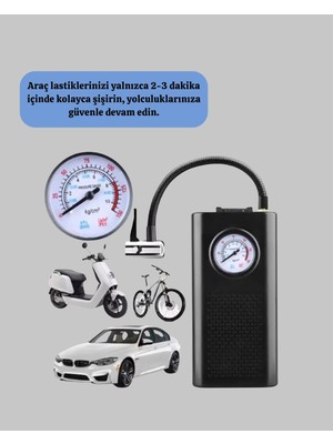 VeraGlobe Buğz Elektrikli Lastik Pompası - Buğz