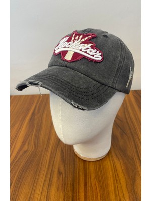 Hamze Yıkamalı Vintage Eskitme Rockstar Nakış Cap Şapka