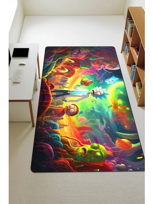 Dolce Mariee Modern Dijital Baskı Kaymaz Taban Çocuk ve Genç Odası Halısı H0464