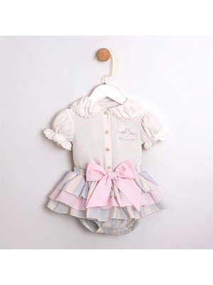 Cumino Kız Bebek Masal 2 Parça Gömlek Takım