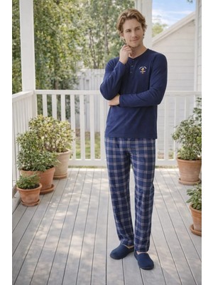 Pemilo Erkek Uzun Kol 01340 Süprem Pijama Takımı