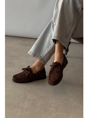 Nope21 Marlow Kahverengi Hakiki Deri Loafer