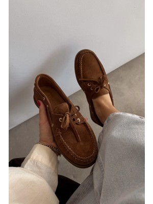 Nope21 Marlow Taba Hakiki Deri Loafer