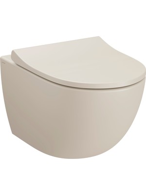 Vitra Sento 7748B022-0559 Asma Klozet, Rim-Ex, 54 Cm, Kum Beji