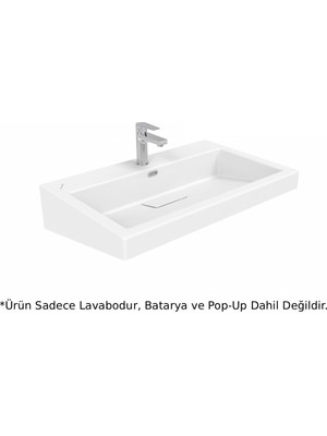 Creavit EP080 Epic Lavabo Beyaz 80CM
