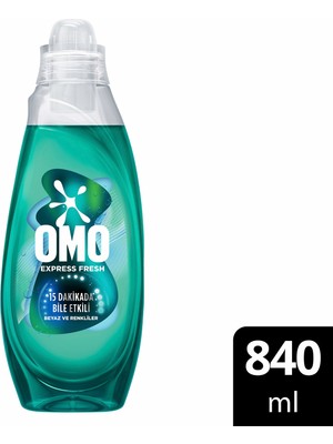 Omo Express Fresh Kötü Koku Karşıtı Renkliler ve Beyazlar Sıvı Çamaşır Deterjanı 840 ml