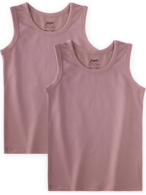 Cigit Ikili Geniş Askılı Atlet 2-11 Yaş Bakır