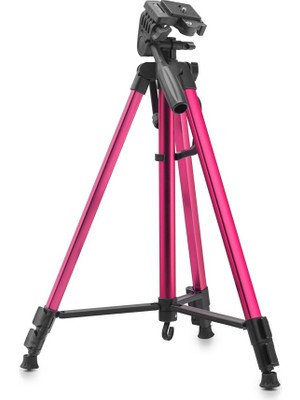 Emh Store Telefon Tripodu Ayarlanabilir Kollu 140 cm -Kırmızı HDX3366