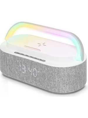 Emh Store Mini Bluetooth Hoparlör Fm Rgb - Beyaz A915