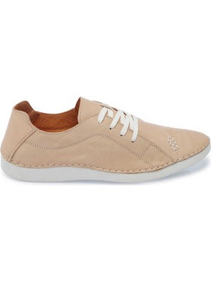 Tergan Bej Hakiki Deri Kadın Sneaker - K25I1AY68013-A25