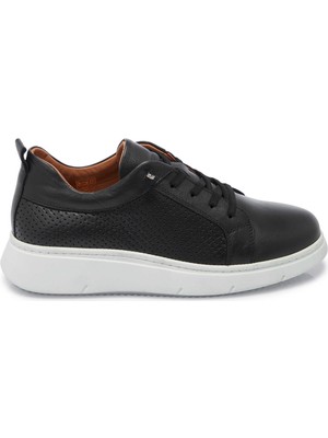 Tergan Siyah Hakiki Deri Kadın Sneaker - K25I1AY67995-A23