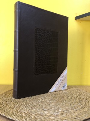 Aledo 10X15CM 300'LÜK Özel Üretim Lüks Deri Fotoğraf Albümü 35300 Taba Kahverengi (Not Bölümleri Var)