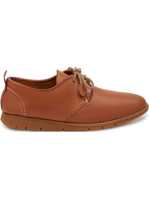 Tergan Taba Hakiki Deri Kadın Casual Ayakkabı - K25I1AY67994-A29