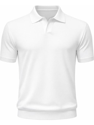 Plus Scorpion Erkek Polo Yaka Basic Tişört – Modern Rahat Slim Kalıp Günlük Casual Tasarım
