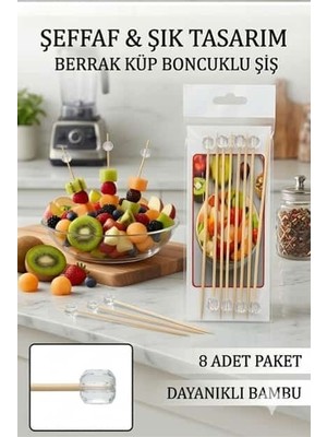 Party Express Dekoratif Büyük Boy Kürdan - Beyaz