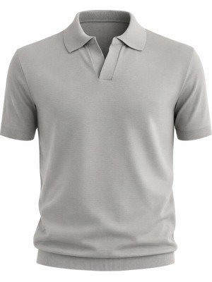 Plus Scorpion Erkek Polo Yaka Basic Tişört – Modern Rahat Slim Kalıp Günlük Casual Tasarım
