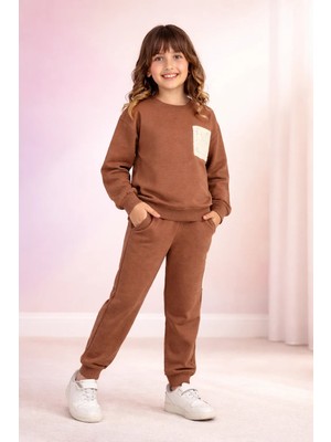 Almira Anne Bebek Kız Çocuk Spor Takımı Bahar ve Yaz Ayları Için Rahat Giyim