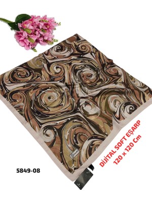 Sharell Dijital Soft Eşarp 120cm