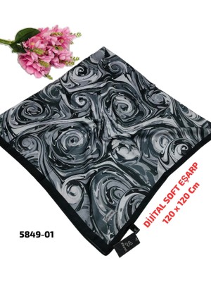Sharell Dijital Soft Eşarp 120CM