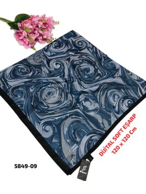 Sharell Dijital Soft Eşarp 120cm