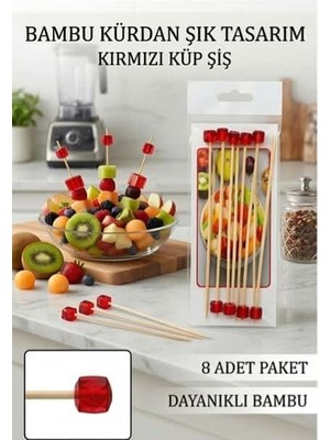 Party Express Dekoratif Büyük Boy Kürdan - Kırmızı