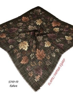 Eripek Flamlı Pamuk Eşarp