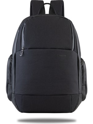 Binbir Göz Bilgisayar Classone Parma Wtxpro 15.6" Su Geçirmez Sıyah Notebook Sırt Çantası BP-IT800
