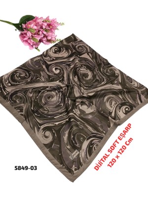 Sharell Dijital Soft Eşarp 120cm