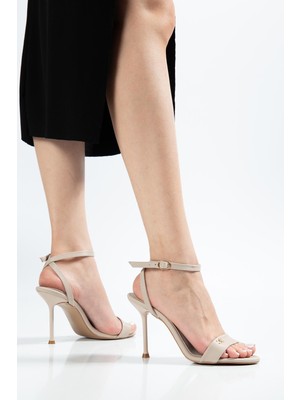 Suins Shoes Suins Kaine Model Bilekten Bağlamalı Kadın Topuklu Ayakkabı