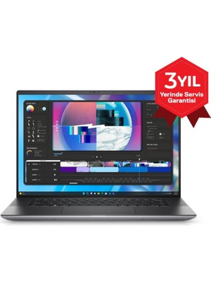 Binbir Göz Bilgisayar Dell M5680 XCTOP5680EMEA-VP-2 I7-13800H 16GB 512GB SSD 6gb Rtx A1000 16" OLED Touch WIN11PRO Mobıle Ws
