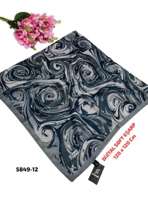 Sharell Dijital Soft Eşarp 120CM