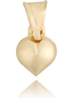 Berk Mücevherat 14 Ayar Altın Çocuk Kalp Kolye Ucu