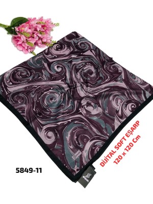 Sharell Dijital Soft Eşarp 120cm