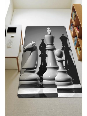 Dolce Mariee Modern Dijital Baskı Kaymaz Taban Çocuk ve Genç Odası Halısı H0266