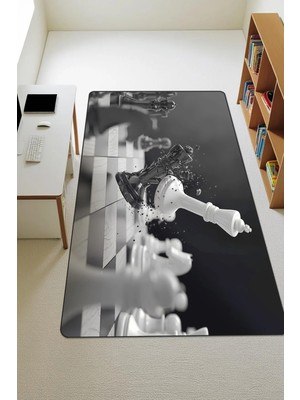 Dolce Mariee Modern Dijital Baskı Kaymaz Taban Çocuk ve Genç Odası Halısı H0263