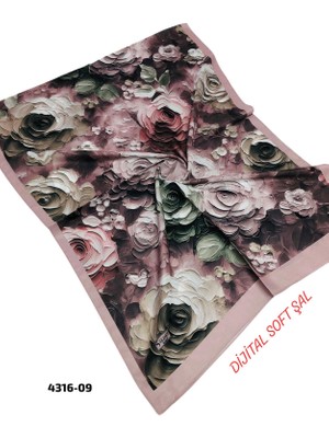 Sedef Dijital Soft Şal