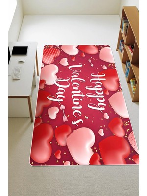 Dolce Mariee Modern Dijital Baskı Kaymaz Taban Çocuk ve Genç Odası Halısı H0247