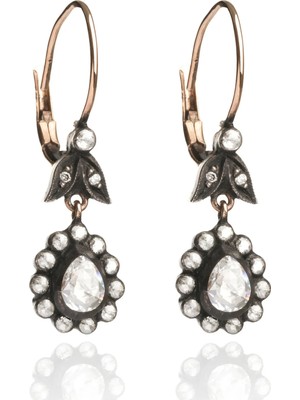 Berk Mücevherat Elmas Damla Model Altın Küpe