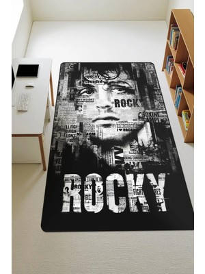 Dolce Mariee Modern Dijital Baskı Kaymaz Taban Çocuk ve Genç Odası Halısı H0256