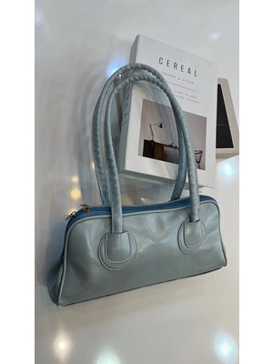Akça Shoes Bebe Mavisi Baget Çanta