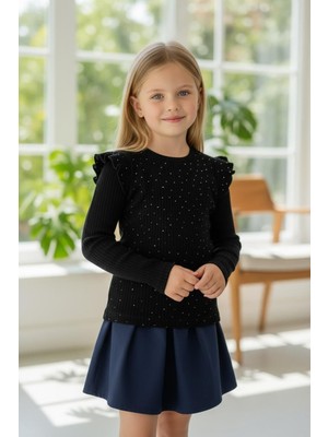 Balgüneş Tekstil Kız Çocuk Pamuklu Taşlı Badi