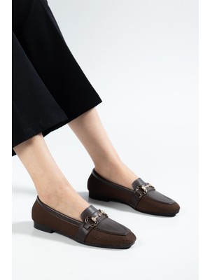 Suins Shoes Suins Bernal Model Örgü Kumaş Kadın Babet Ayakkabı