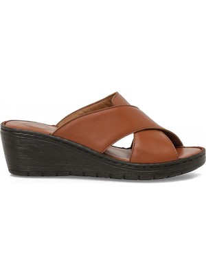 Polaris 5 Nokta 105811.Z6FX Taba Kadın Terlik