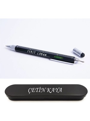 C&On Design Mühendis Kalemi , Mimar Kalemi , Kişiye Özel Kalem, Su Terazili Kalem (Metal Kutulu Değildir)