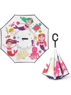 Ay Ege Deniz Kızı Çocuk Şemsiye