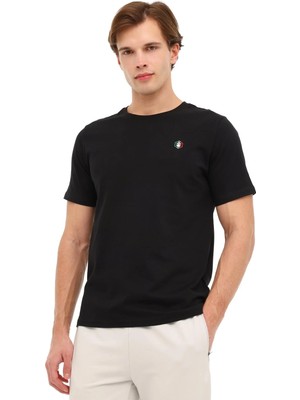 Lumberjack ml Dex 11ITL1314 6fx Siyah Erkek Kısa Kol T-Shirt