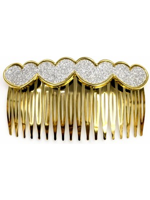 Vipfoni Kalpli Tarak Topuz Tokası Gelin Saç Tasarım Aksesuarı 2 Adet