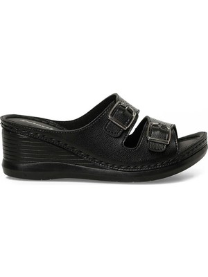 Polaris 167255.Z6FX Siyah Kadın Terlik