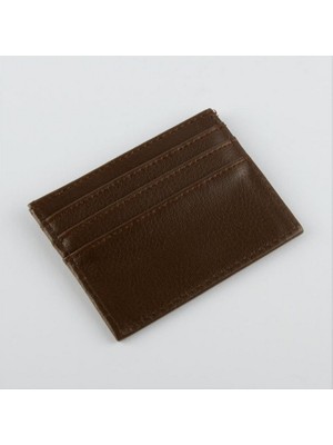 Zero Land Zengemtx Kartlık Deri Cüzdan - Kahverengi-1