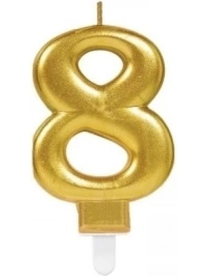 Marsilyan 8 Rakam Mum Gold Renk